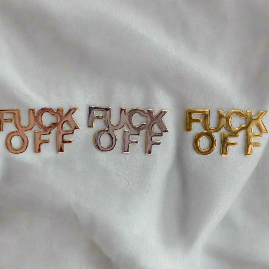 FUCK OFF Earrings